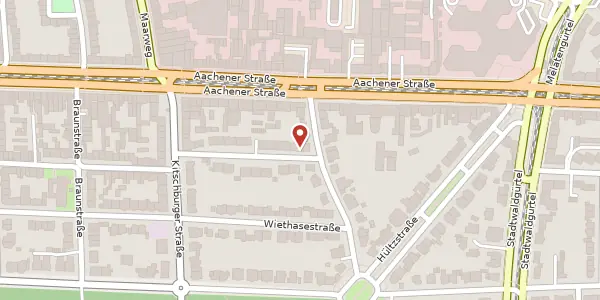 Karte der Umgebung von Schinkelstr. 2, 50933 Köln