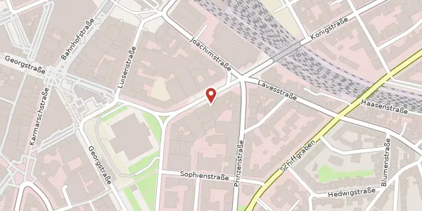 Karte der Umgebung von Theaterstraße 6, 30159 Hannover