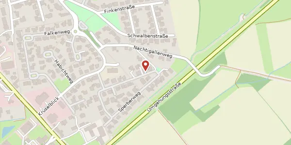 Karte der Umgebung von Sperberweg 48, 48341 Altenberge