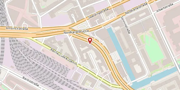 Karte der Umgebung von Amsinckstr. 32, 20097 Hamburg