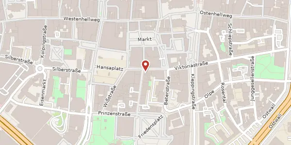 Karte der Umgebung von Balkenstr. 4, 44137 Dortmund