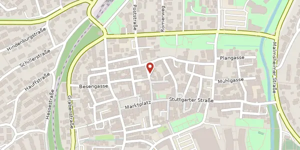 Karte der Umgebung von Pfarrgasse 6, 71263 Weil der Stadt