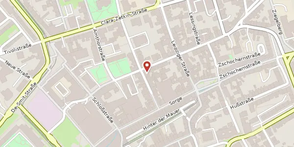 Karte der Umgebung von Humboldtstraße 14, 07545 Gera