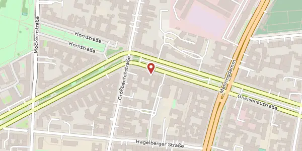 Karte der Umgebung von Yorckstraße 82, 10965 Berlin