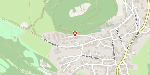 Karte der Umgebung von Bergweg 11, 73037 Göppingen