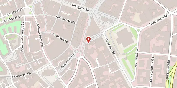 Karte der Umgebung von Ständehausstraße 1, 30159 Hannover