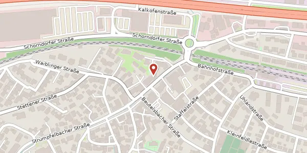 Karte der Umgebung von Strümpfelbacher Str. 6, 71384 Weinstadt-Endersbach