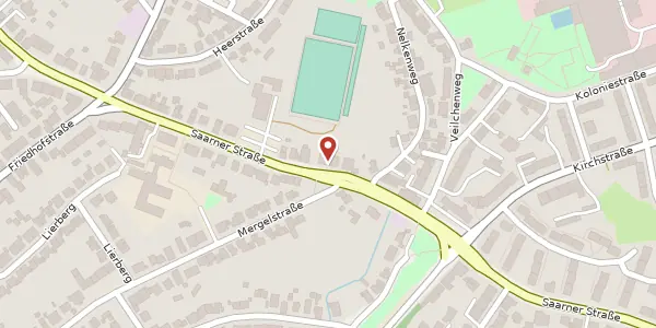 Karte der Umgebung von Saarner Str. 314, 45478 Mülheim an der Ruhr