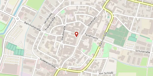 Karte der Umgebung von Stadtplatz 26, 86551 Aichach