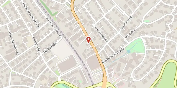Karte der Umgebung von Nürtingerstraße 69, 72555 Metzingen