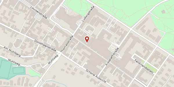 Karte der Umgebung von Louisenstr. 70 H, 61348 Bad Homburg