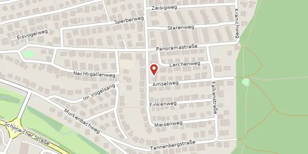 Karte der Umgebung von Schwalbenweg 41, 71032 Böblingen