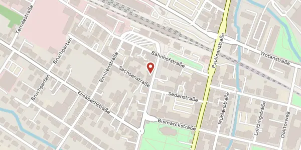 Karte der Umgebung von Hermannstr. 5 b, 32756 Detmold