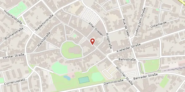 Karte der Umgebung von Hochstr. 16, 47918 Tönisvorst