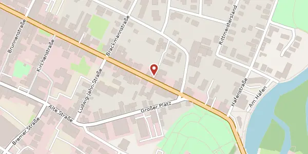 Karte der Umgebung von Neue Straße 13, 27432 Bremervörde