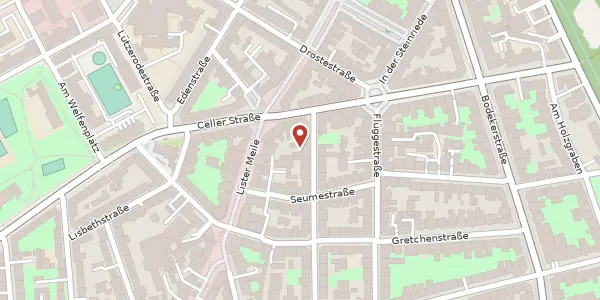 Karte der Umgebung von Rambergstraße 29, 30161 Hannover