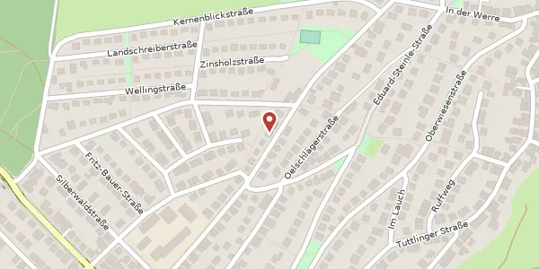 Karte der Umgebung von Rankestraße 39, 70619 Stuttgart