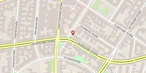 Karte der Umgebung von Lietzenburger Straße 46, 10789 Berlin