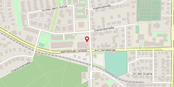 Karte der Umgebung von Lange-Hop-Straße 158, 30539 Hannover