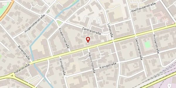 Karte der Umgebung von Kaiserstraße 21, 31785 Hameln