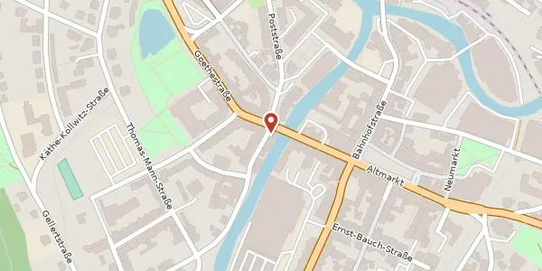 Karte der Umgebung von Auerhammer Straße 1, 08280 Aue