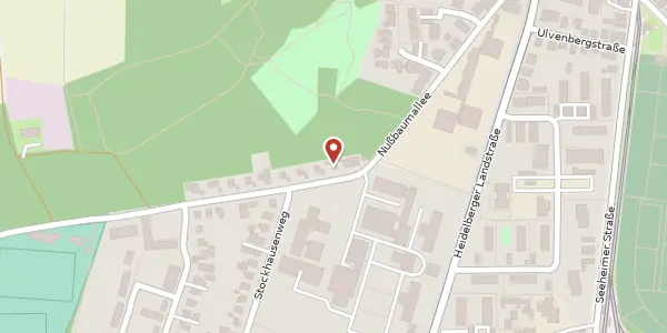 Karte der Umgebung von Nußbaumallee 45, 64297 Darmstadt