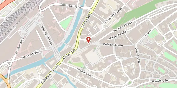 Karte der Umgebung von Kölner Str. 58, 57072 Siegen