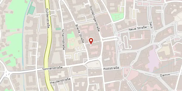 Karte der Umgebung von Breite Straße 25/26, 38100 Braunschweig