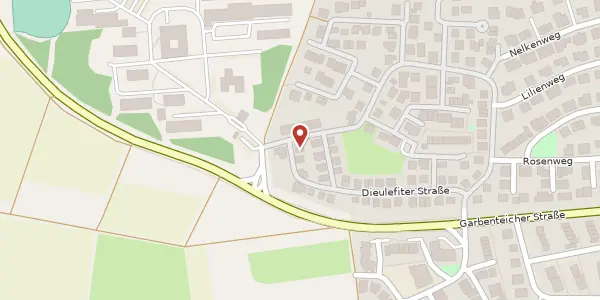Karte der Umgebung von Dieulefiter Str. 42, 35423 Lich