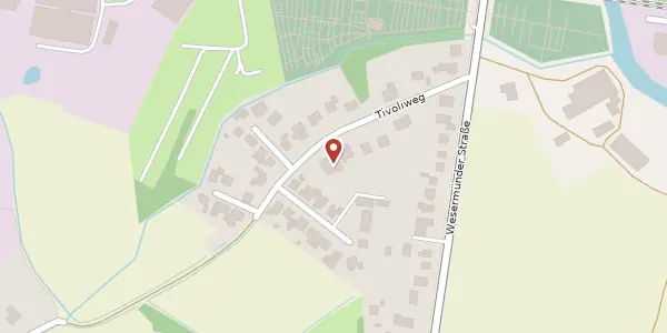 Karte der Umgebung von Tivoliweg 11, 21762 Otterndorf