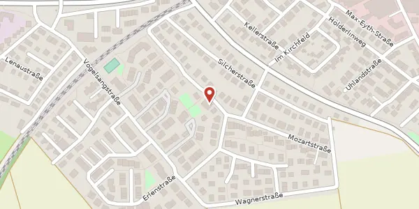 Karte der Umgebung von Mozartstraße 24, 71691 Freiberg