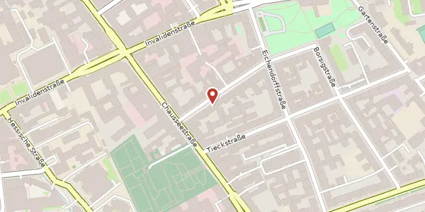 Karte der Umgebung von Schlegelstraße 4, 10115 Berlin