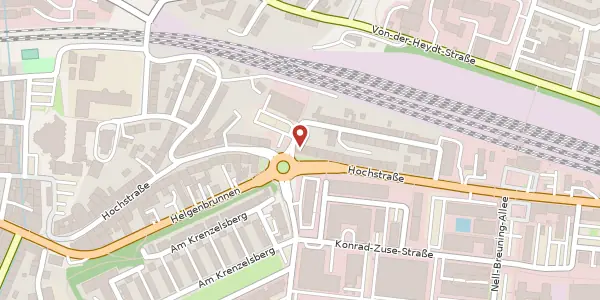 Karte der Umgebung von Hochstraße 110, 66115 Saarbrücken