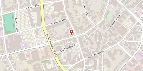 Karte der Umgebung von Bismarckstr. 57, 33330 Gütersloh
