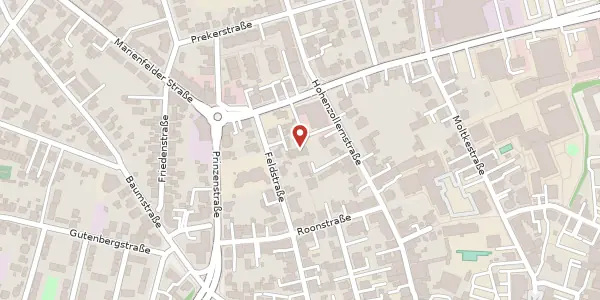Karte der Umgebung von Feldstr. 38 b, 33330 Gütersloh