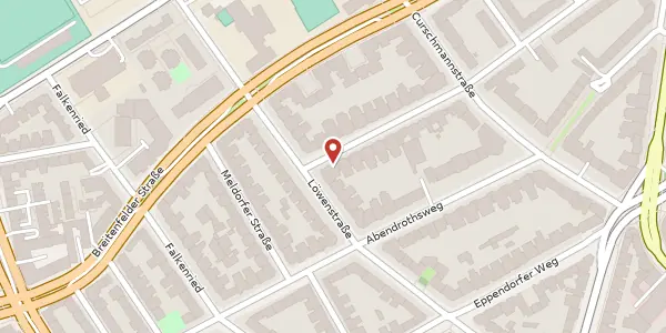 Karte der Umgebung von Husumer Straße 2, 20251 Hamburg