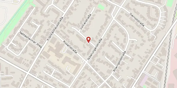 Karte der Umgebung von Brunhildstraße 1, 50354 Hürth