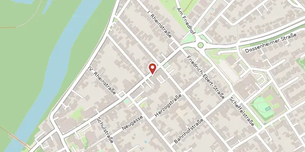 Karte der Umgebung von Schwetzinger Straße 38, 68775 Ketsch
