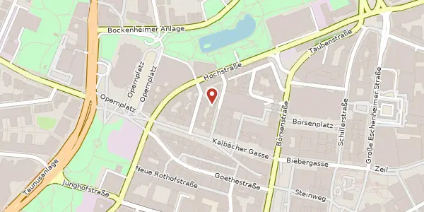 Karte der Umgebung von Kaiserhofstr. 13, 60313 Frankfurt