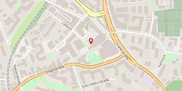Karte der Umgebung von Alte Elbgaustraße 8 b, 22523 Hamburg