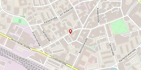 Karte der Umgebung von Münchener Str. 39, 83022 Rosenheim
