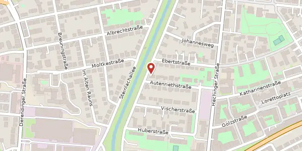 Karte der Umgebung von Fürststraße 33, 72072 Tübingen