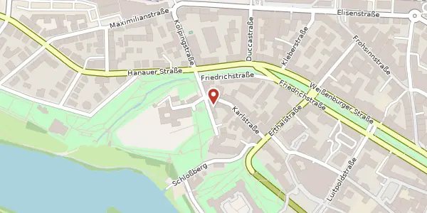 Karte der Umgebung von Kapuzinerplatz 1, 63739 Aschaffenburg