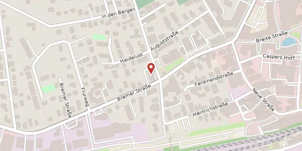 Karte der Umgebung von Bremer Straße 15, 21244 Buchholz in der Nordheide