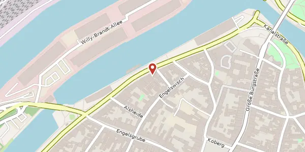 Karte der Umgebung von An der Untertrave 20, 23552 Lübeck