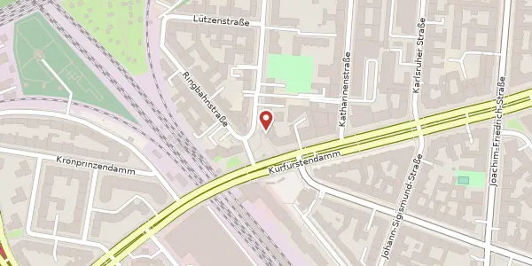 Karte der Umgebung von Kurfürstendamm 115 b, 10711 Berlin