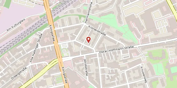 Karte der Umgebung von Clemensstr. 25, 44789 Bochum