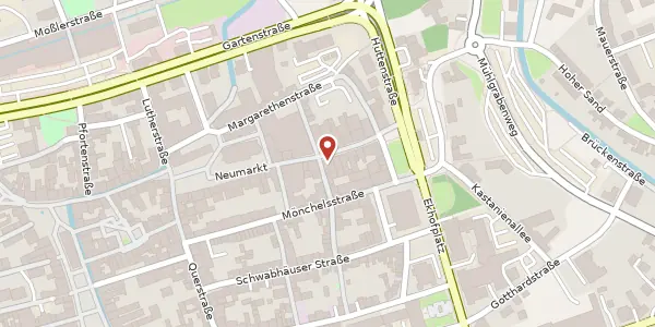 Karte der Umgebung von Erfurter Straße 8, 99867 Gotha