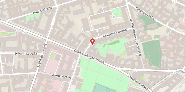 Karte der Umgebung von Krausnickstraße 2, 10115 Berlin