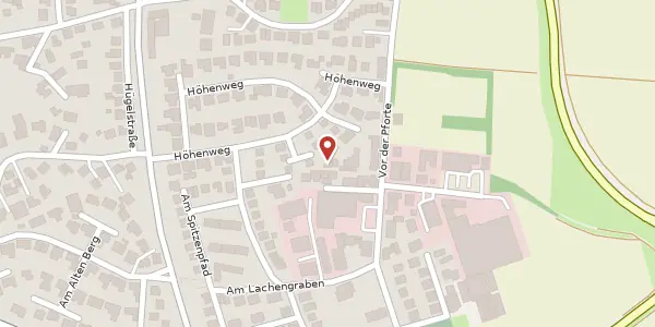 Karte der Umgebung von Vor der Pforte 12B, 63303 Dreieich
